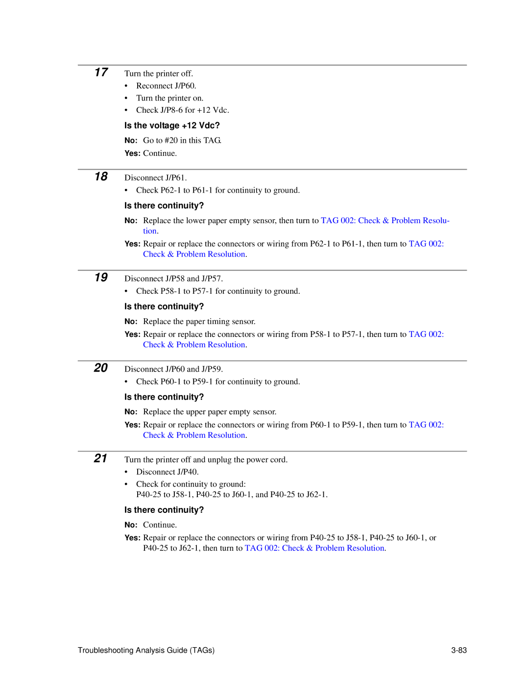 HP C30 manual Is the voltage +12 Vdc? 