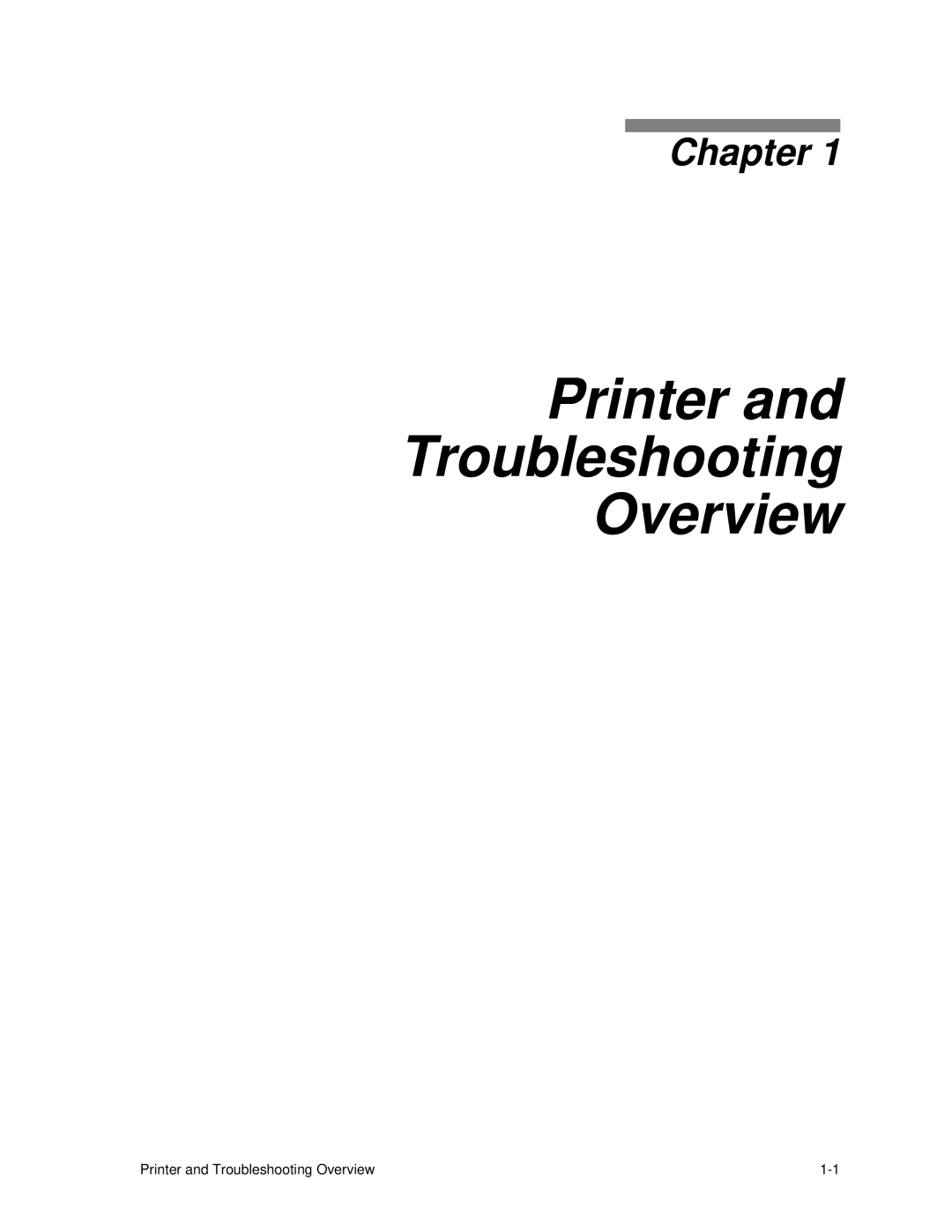 HP C30 manual Printer Troubleshooting Overview 