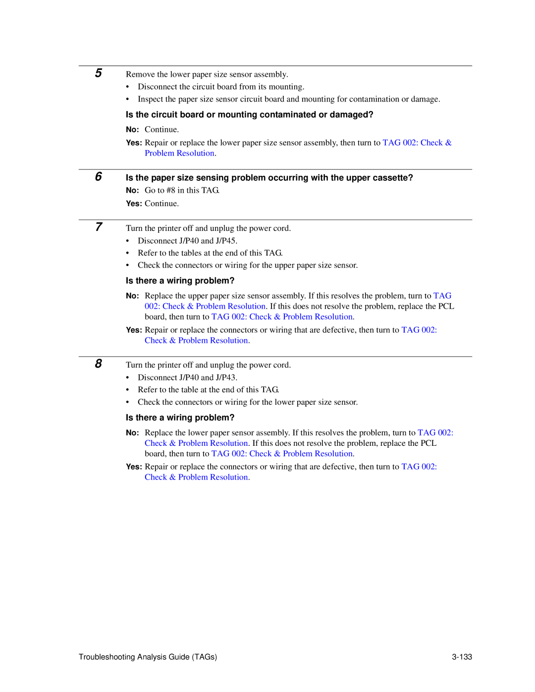 HP C30 manual Is the circuit board or mounting contaminated or damaged?, Is there a wiring problem? 