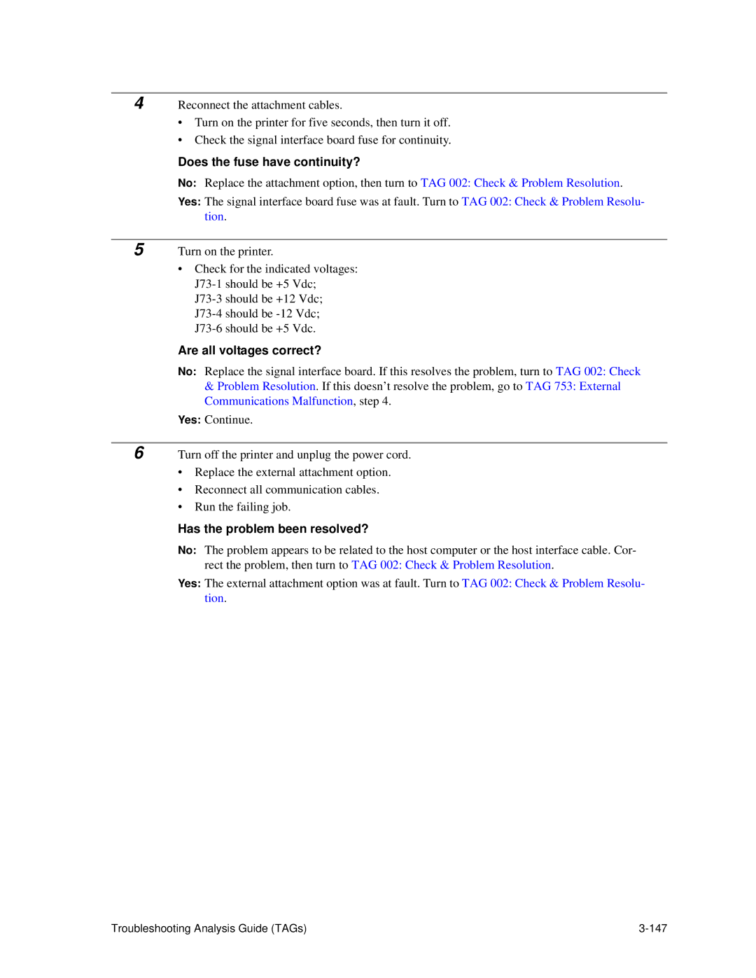 HP C30 manual Are all voltages correct? 