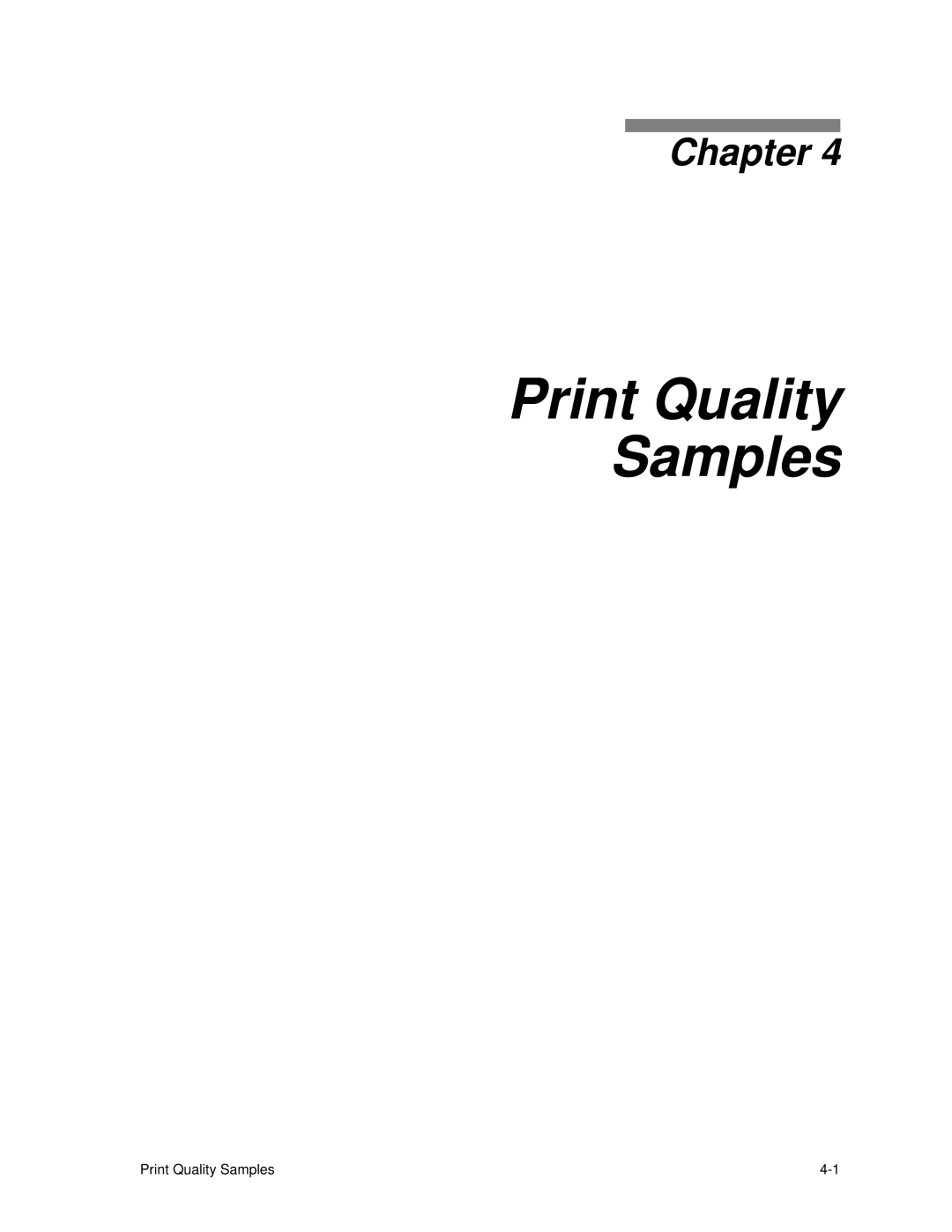 HP C30 manual Print Quality Samples 