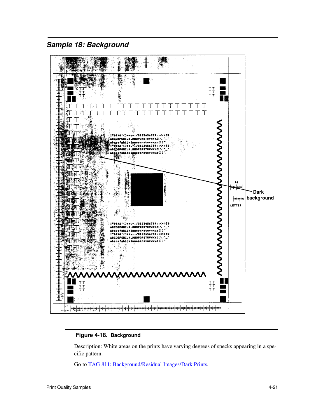 HP C30 manual Sample 18 Background 