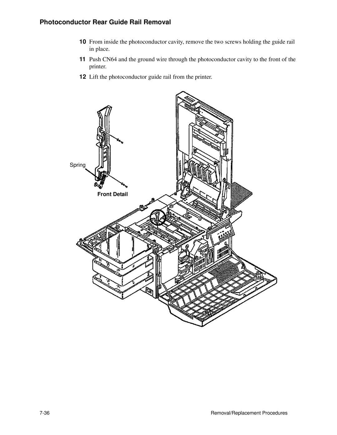 HP C30 manual Spring 