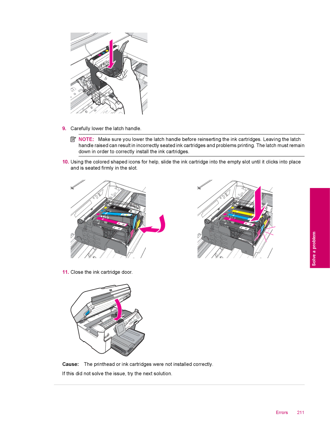 HP C309a manual Solve a problem 