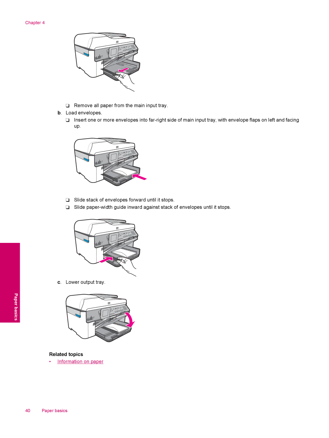 HP C309a manual Related topics 