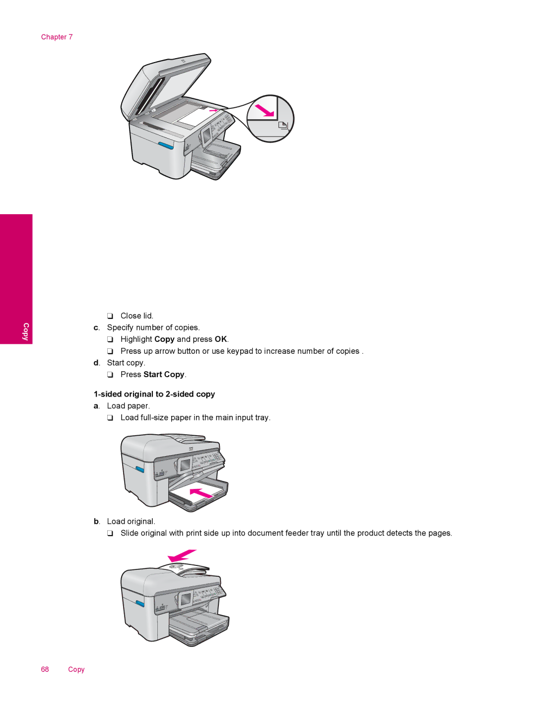 HP C309a manual Copy 