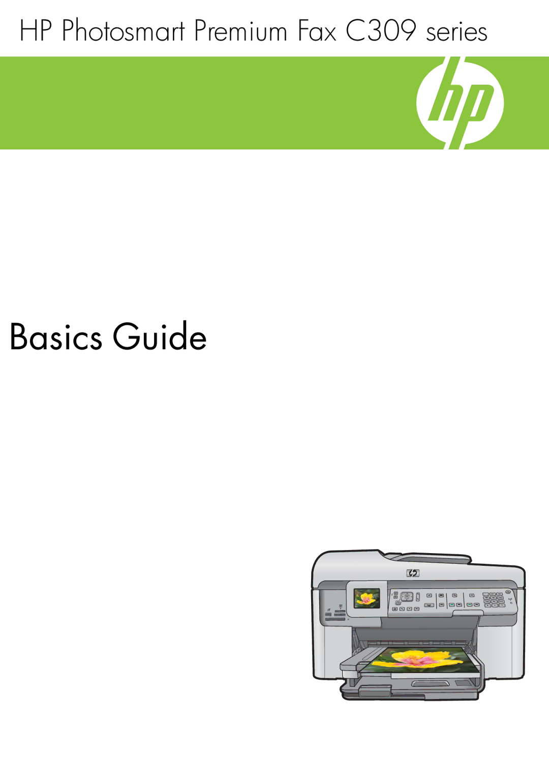 HP C309a manual Basics Guide 