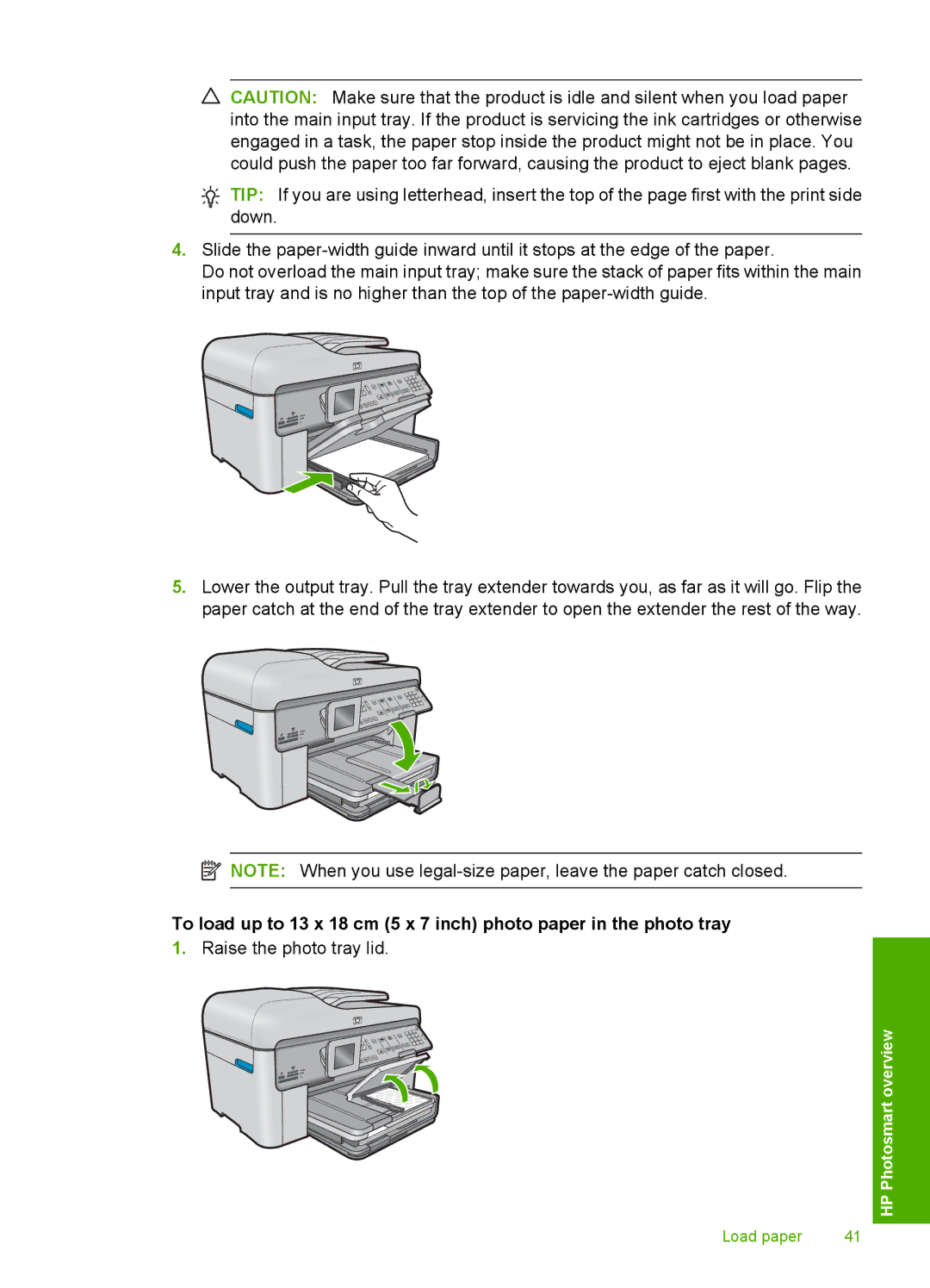 HP C309a manual Raise the photo tray lid 