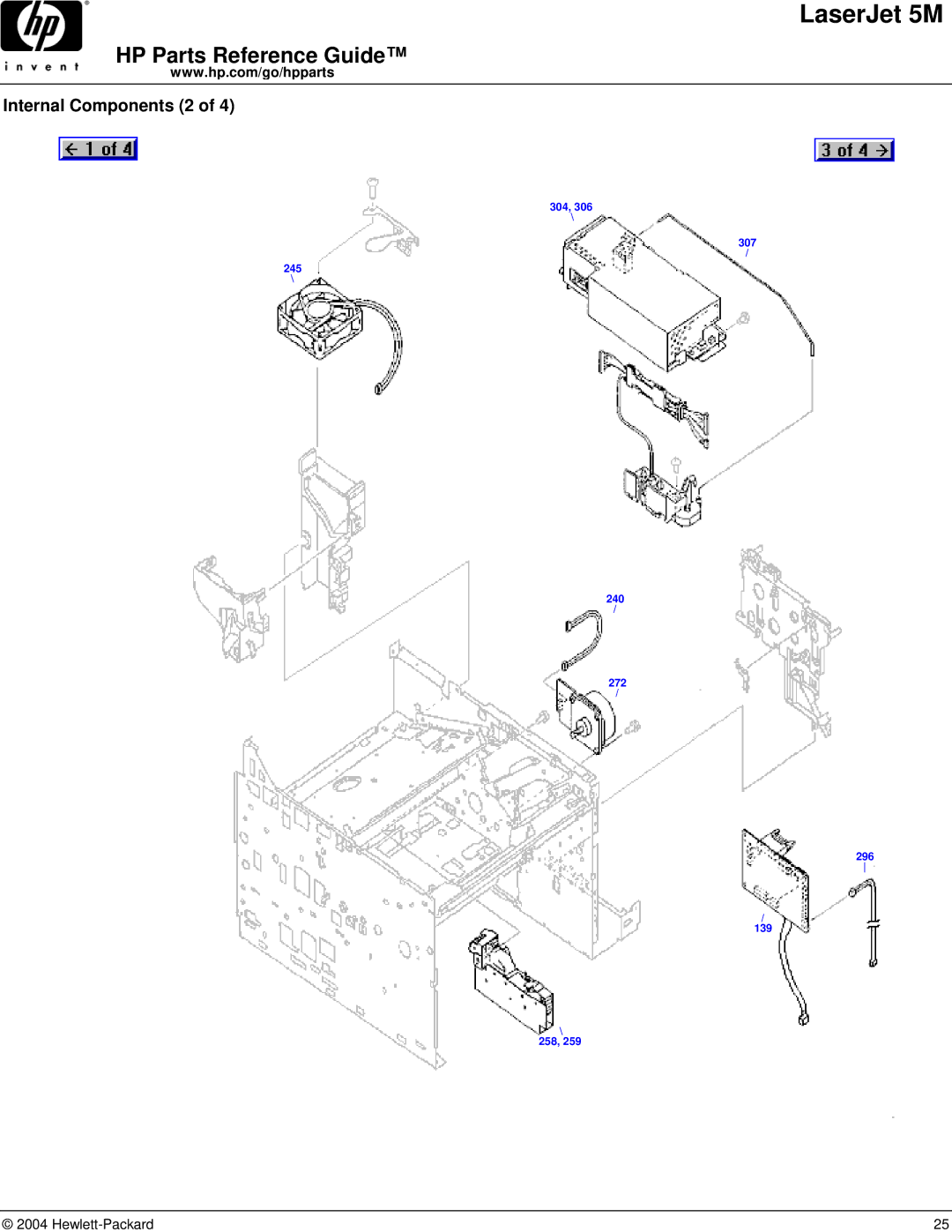 HP C3132A manual Internal Components 2 