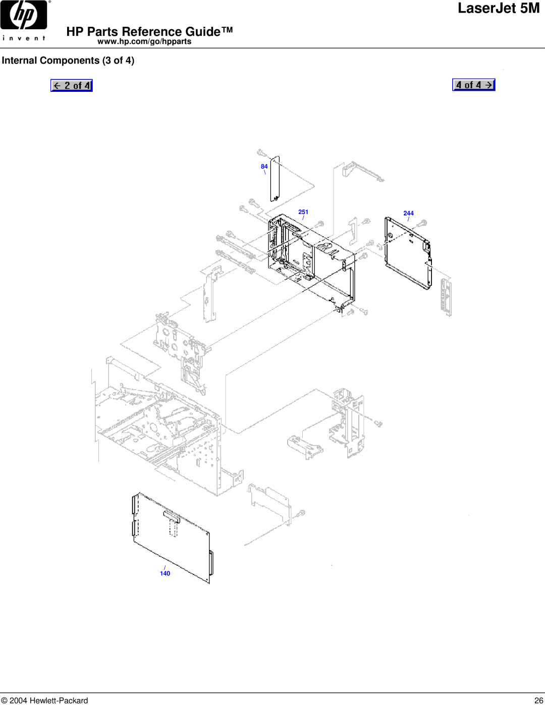 HP C3132A manual Internal Components 3 