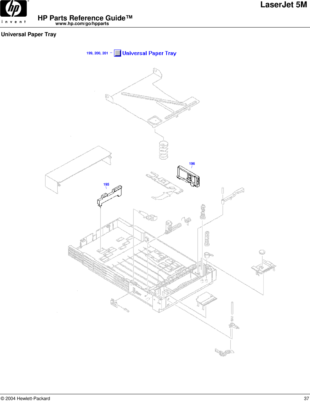 HP C3132A manual Universal Paper Tray 