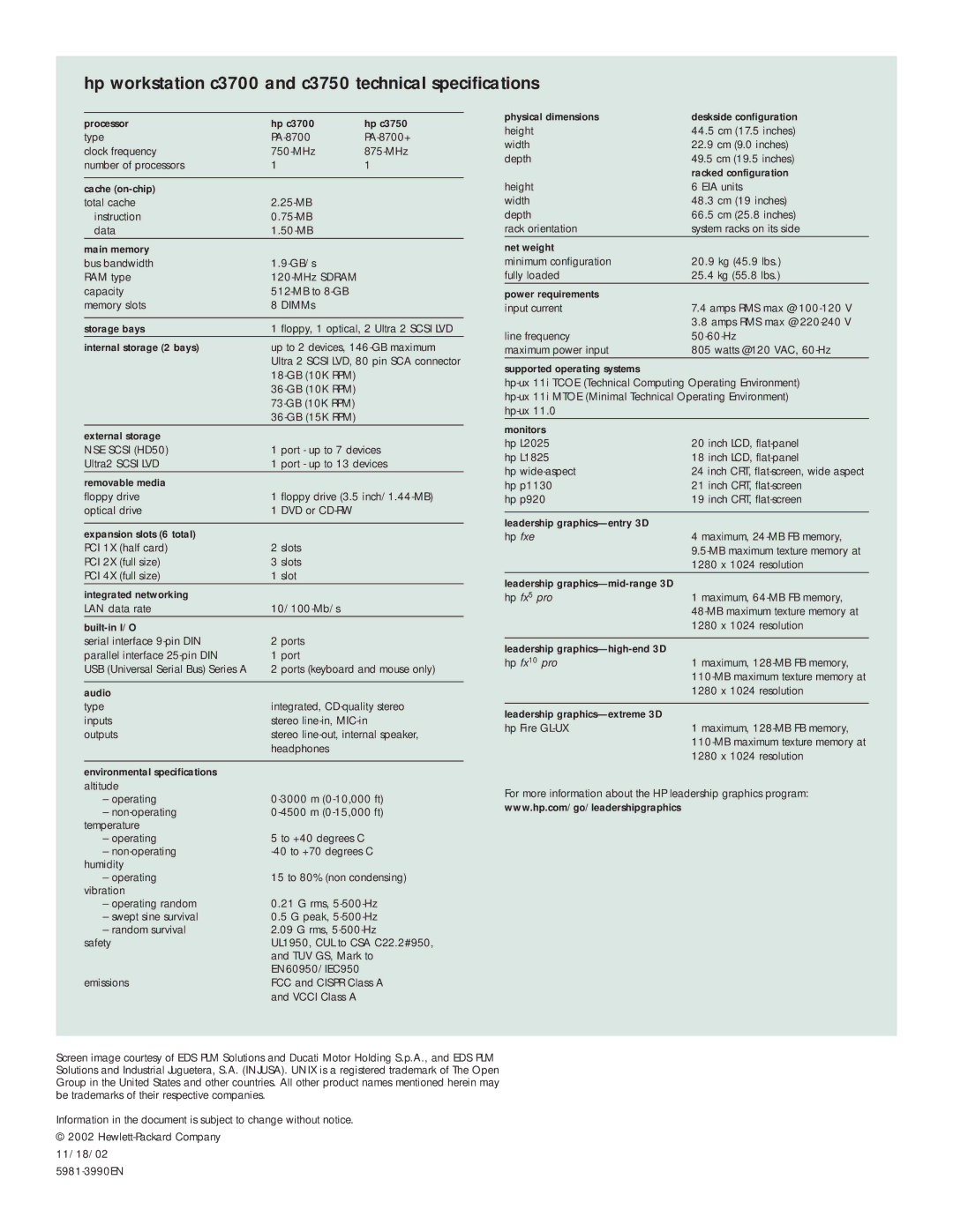 HP manual Hp workstation c3700 and c3750 technical specifications, NSE Scsi HD50, Hp fx5 pro, Hp fx10 pro 