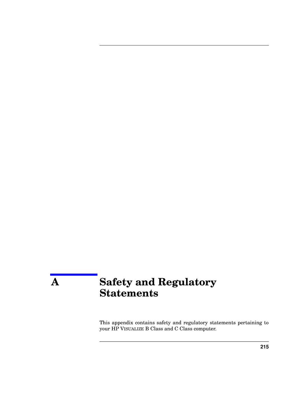 HP c3700 manual Safety and Regulatory 