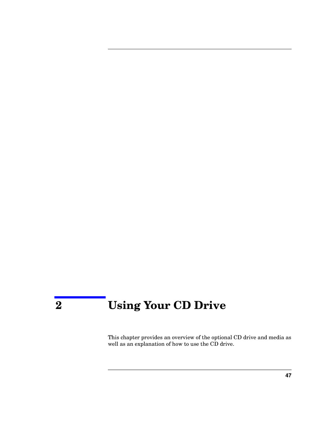 HP c3700 manual Using Your CD Drive 