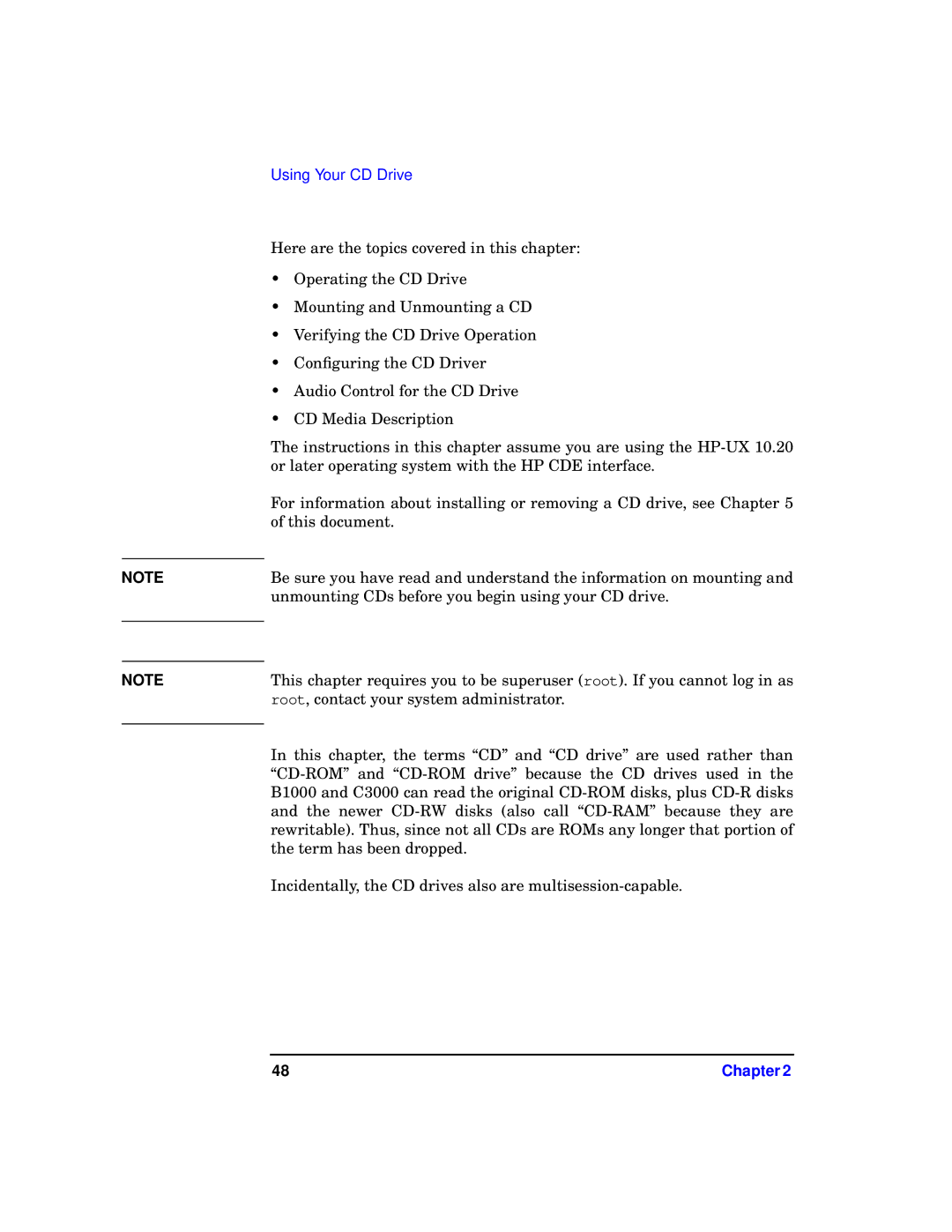 HP c3700 manual Using Your CD Drive 