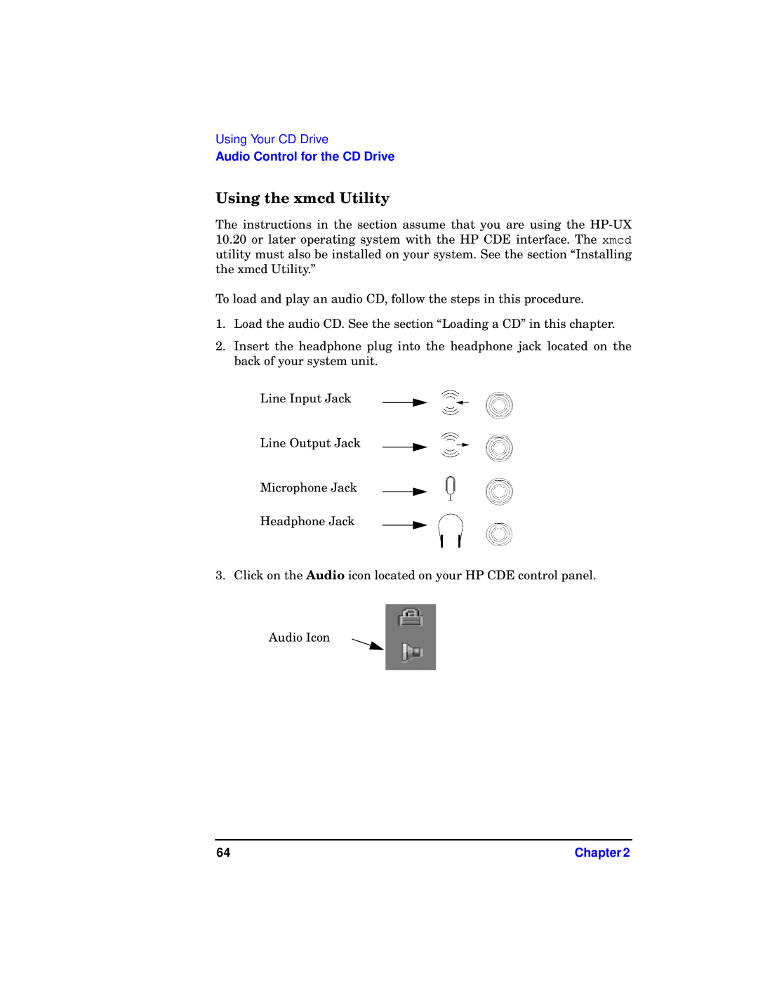 HP c3700 manual Using the xmcd Utility 