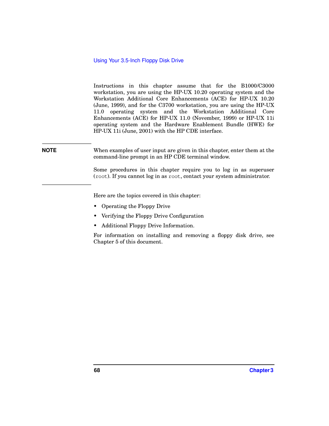 HP c3700 manual Using Your 3.5-Inch Floppy Disk Drive 