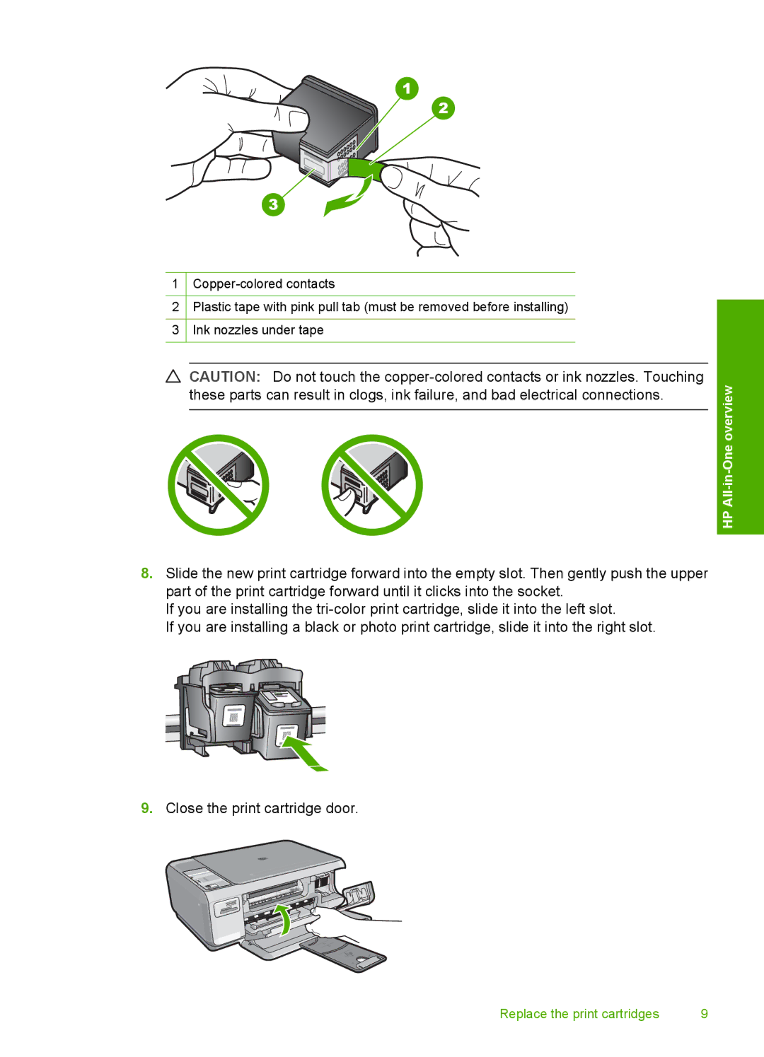 HP C4273, C4283, C4288, C4275, C4270, C4250, C4210, C4240 manual HP All-in-One overview 