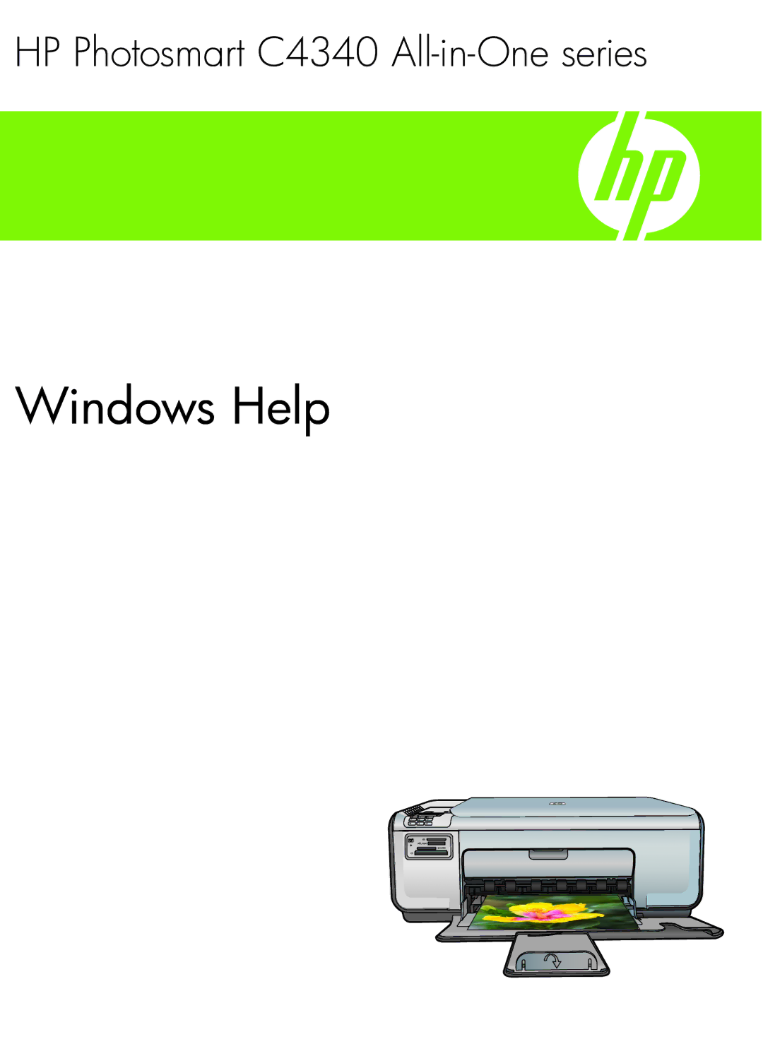 HP C4342, C4344 manual Windows Help 