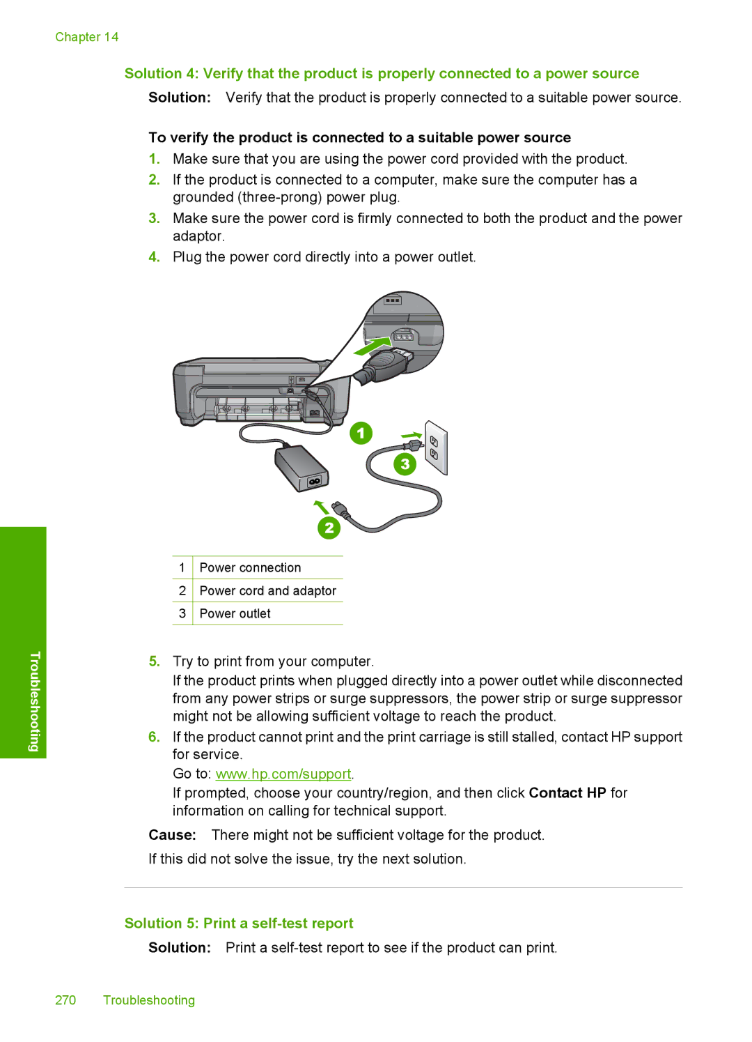 HP C4342, C4344 manual Solution 5 Print a self-test report 