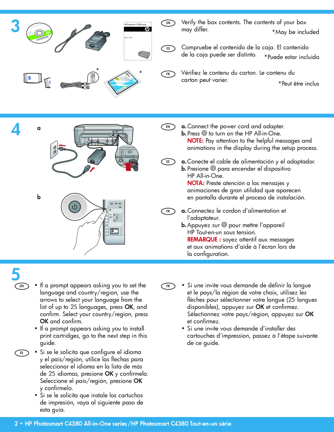 HP C4390 manual HP Photosmart C4380 series Basics Guide 