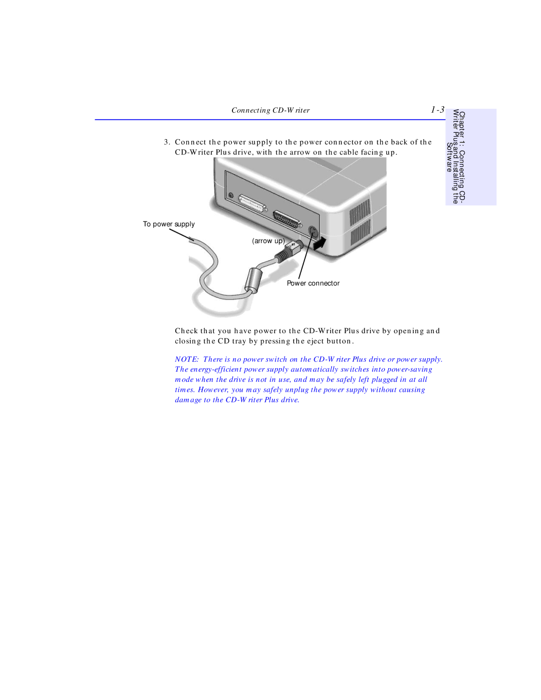 HP C4381-90100 manual To power supply Arrow up Power connector 