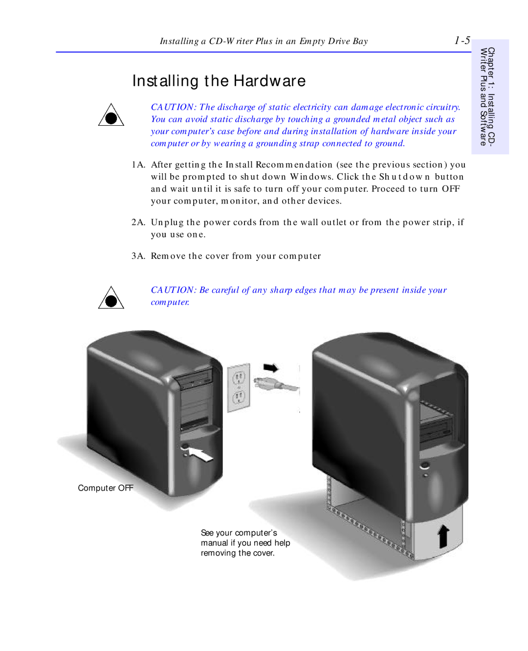 HP C4392-90100 manual Installing the Hardware 