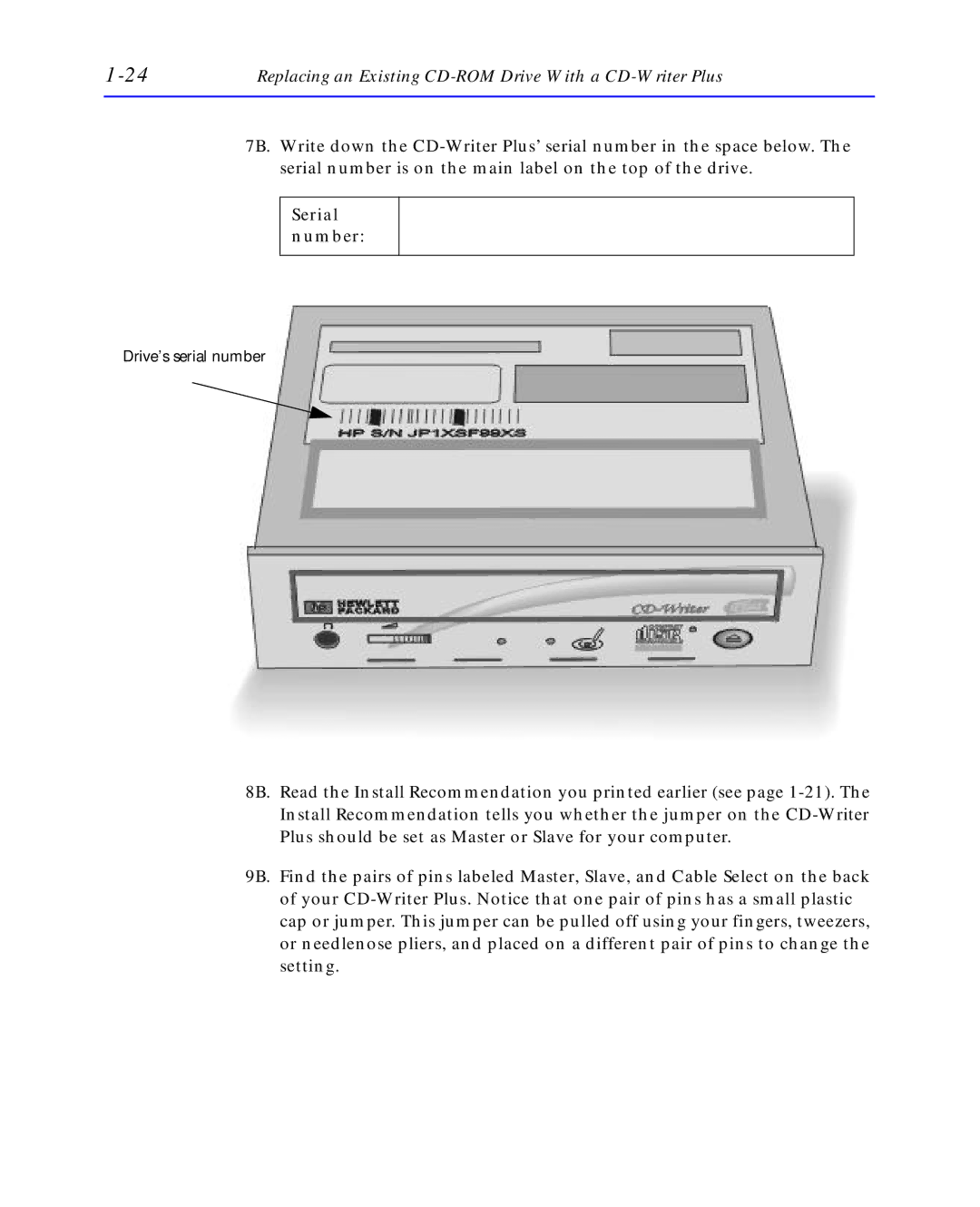 HP C4392-90100 manual Serial Number 