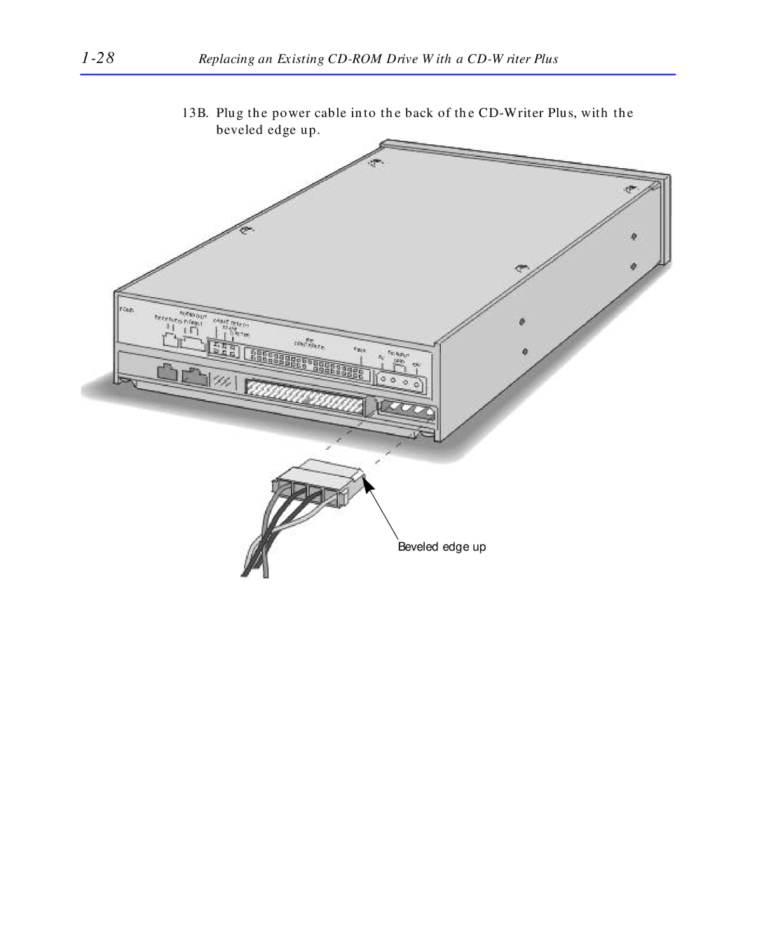 HP C4392-90100 manual Beveled edge up 