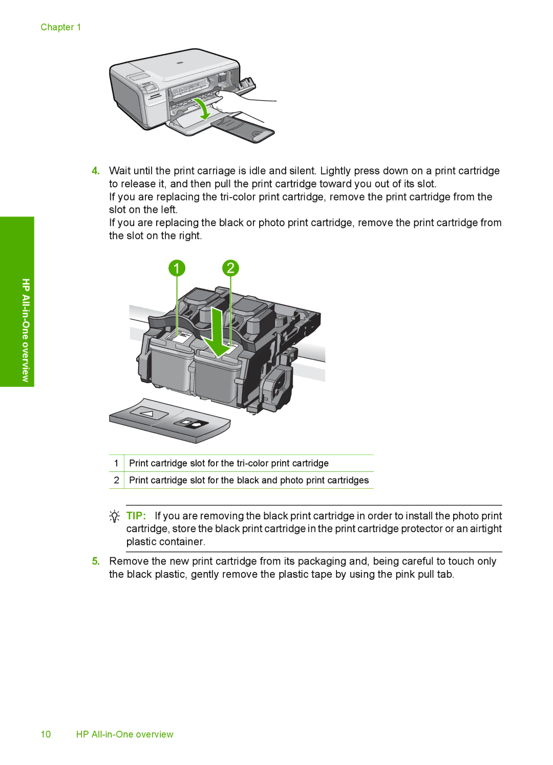 HP C4480, C4485, C4472, C4435, C4440 manual One overview 