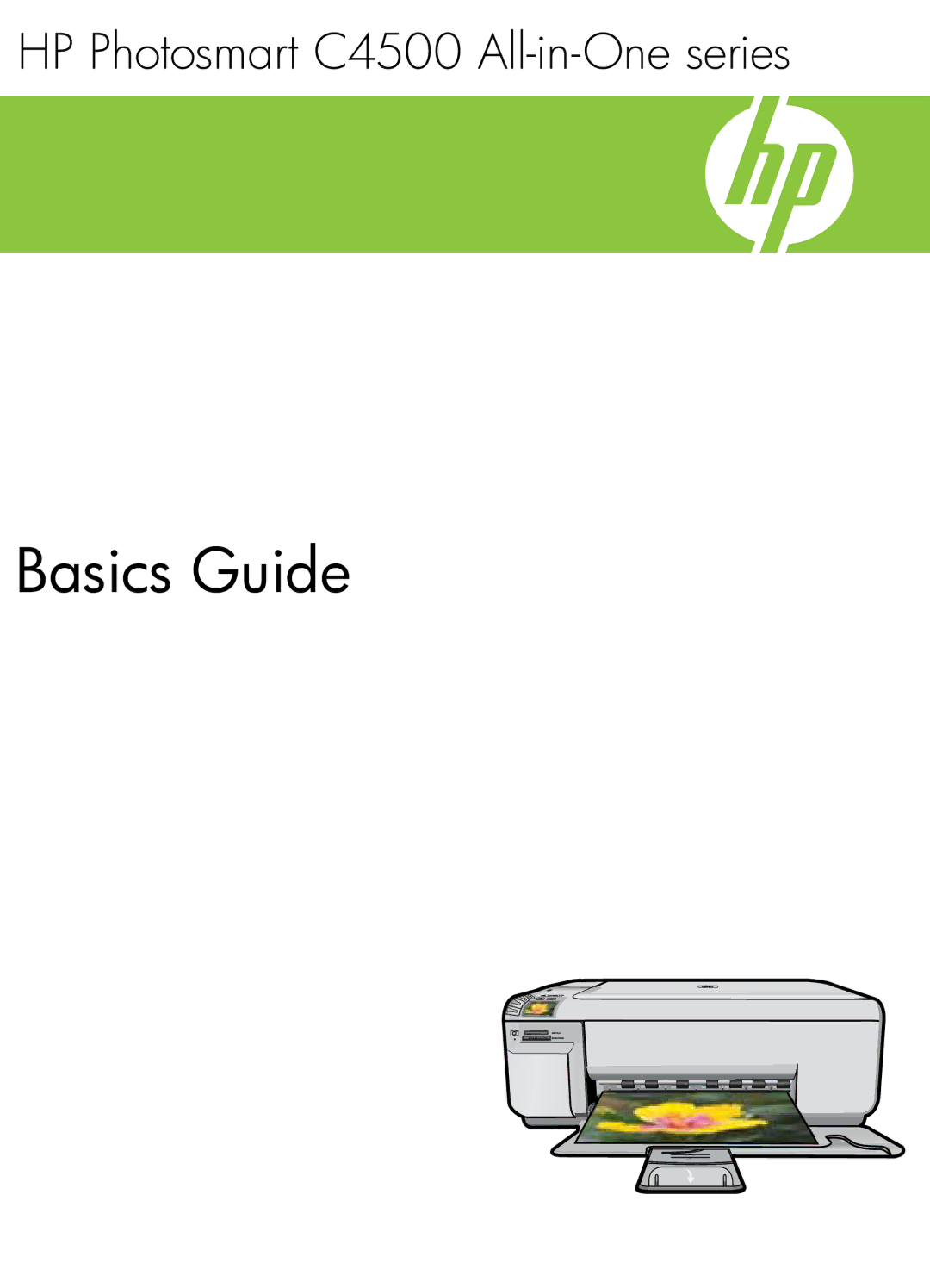 HP C4500 manual Basics Guide 