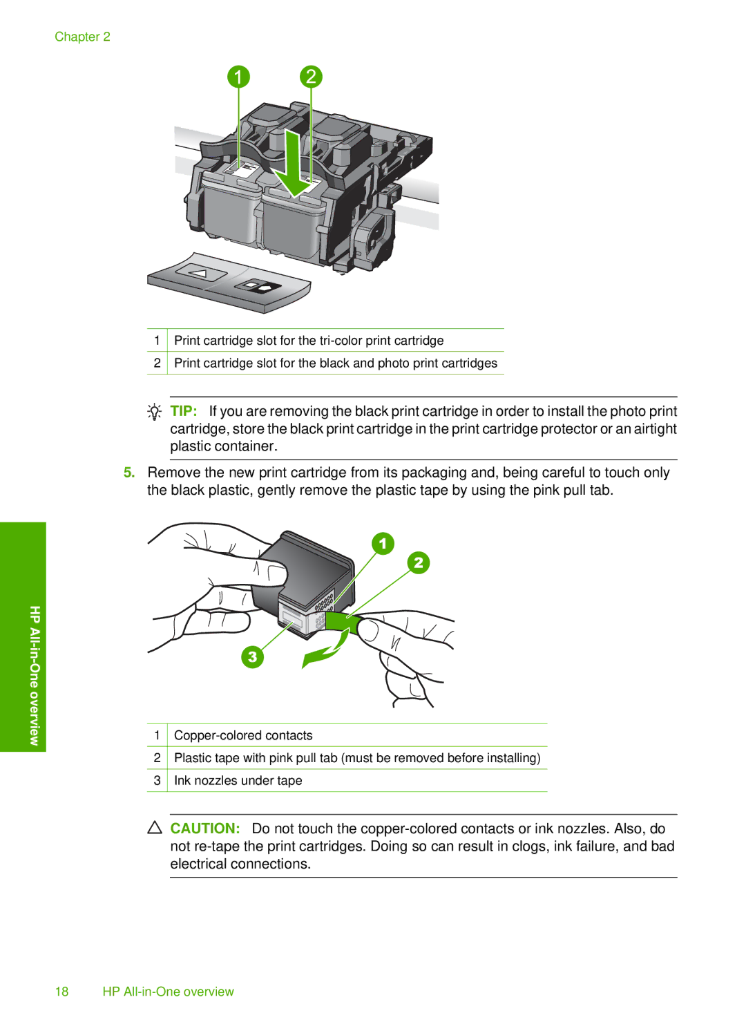 HP C4500 manual HP All-in-One overview 