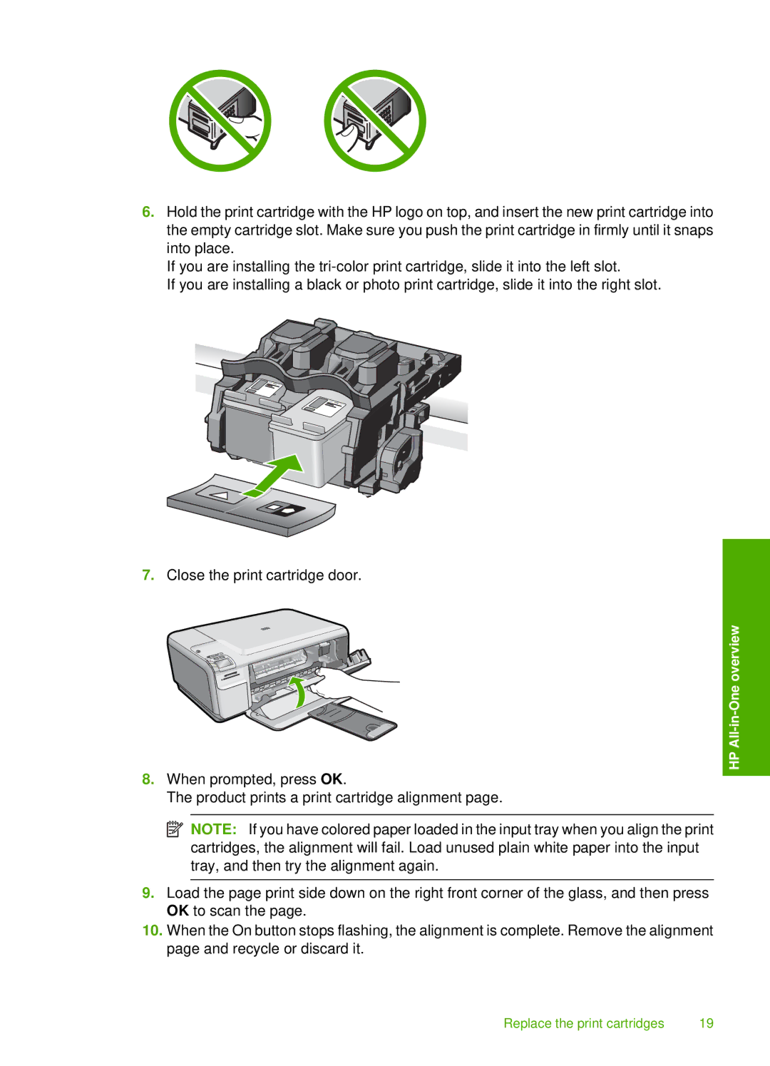 HP C4500 manual HP All-in-One overview 