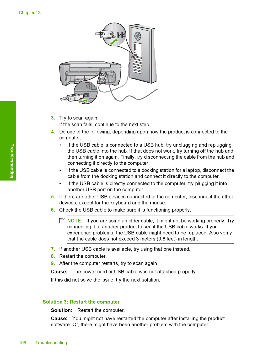 HP C4599, C4580 manual Solution 3 Restart the computer 