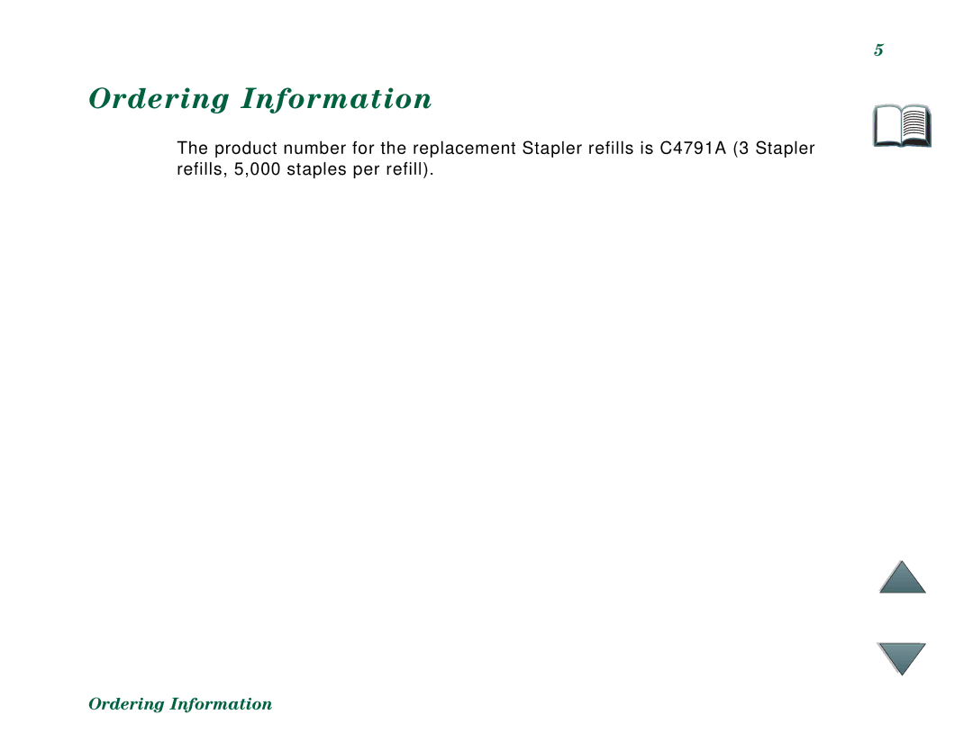 HP C4779x, C4788x manual Ordering Information 