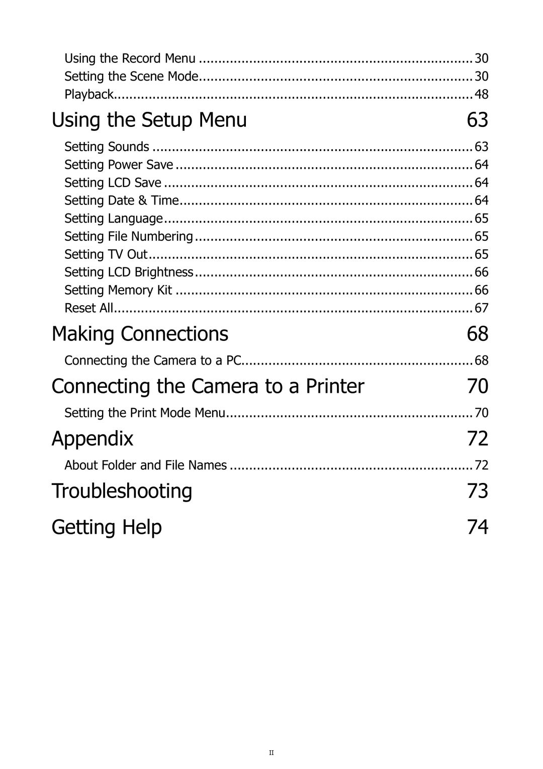 HP c500 manual Making Connections 