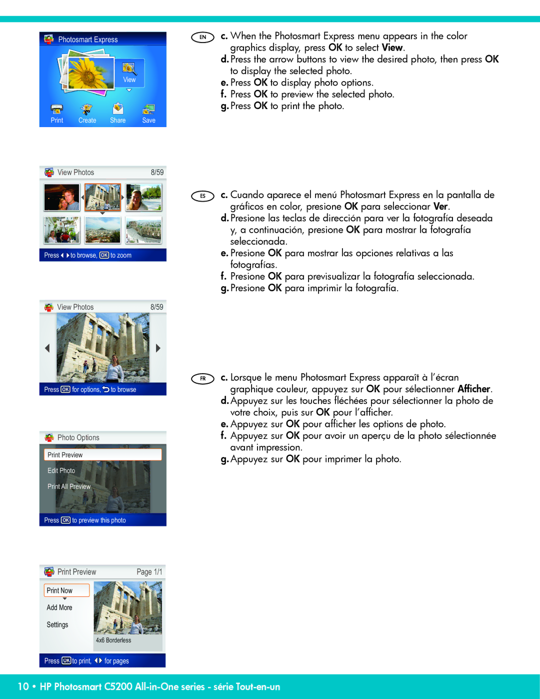 HP C5240, C5280, C5250 manual Print Preview 1/1 