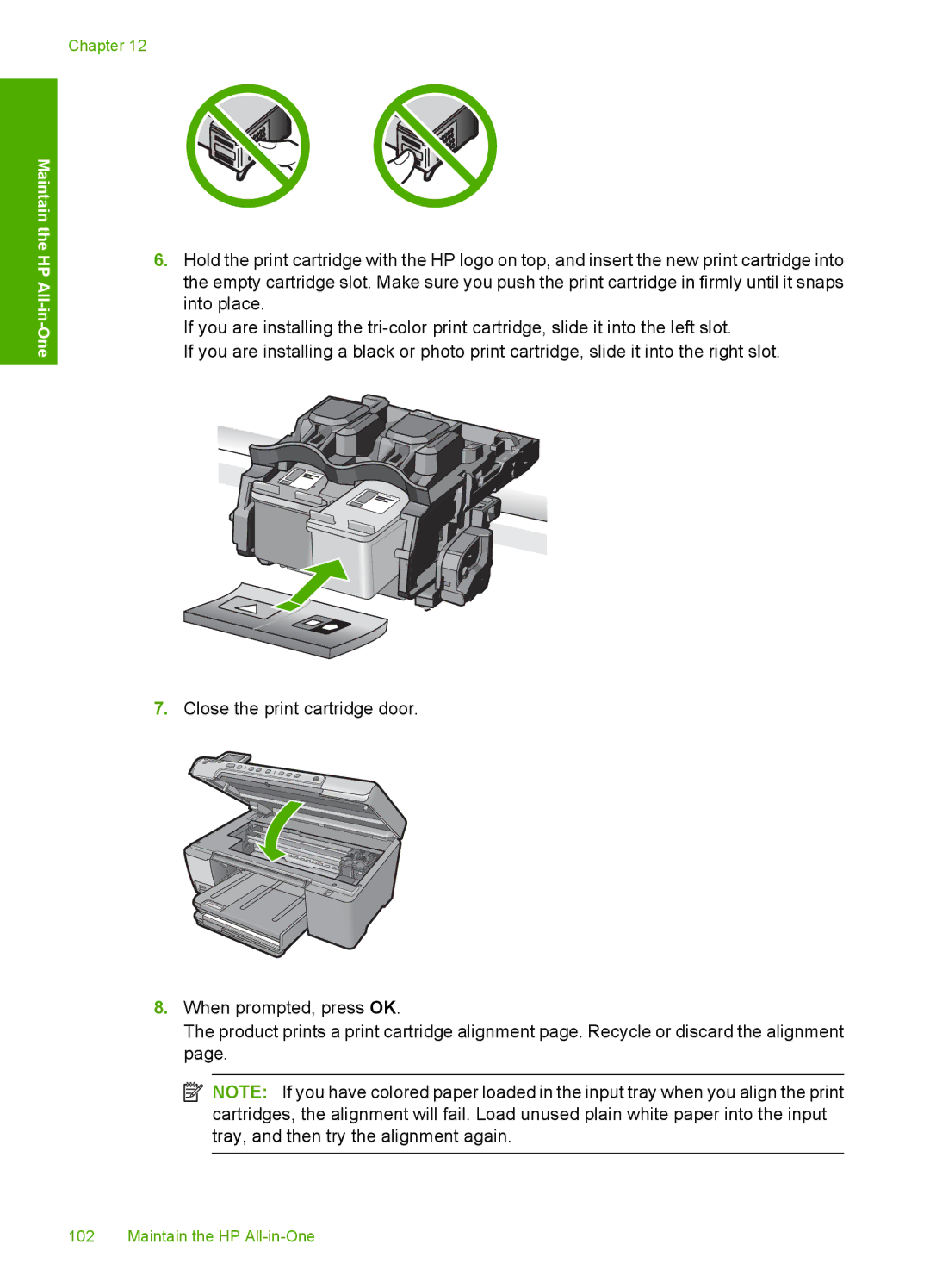 HP C5500 manual One 