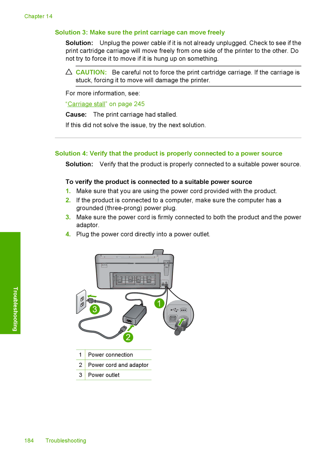 HP C5500 manual Solution 3 Make sure the print carriage can move freely 