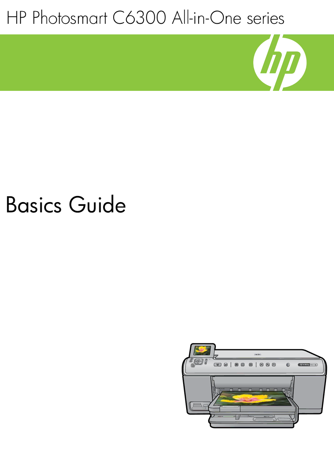 HP C6340, C6380, C6350 manual Basics Guide 