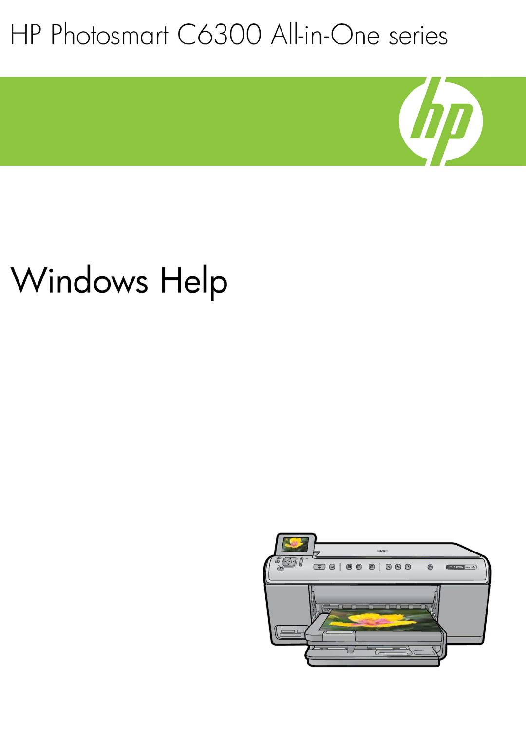 HP C6340, C6380 manual Windows Help 