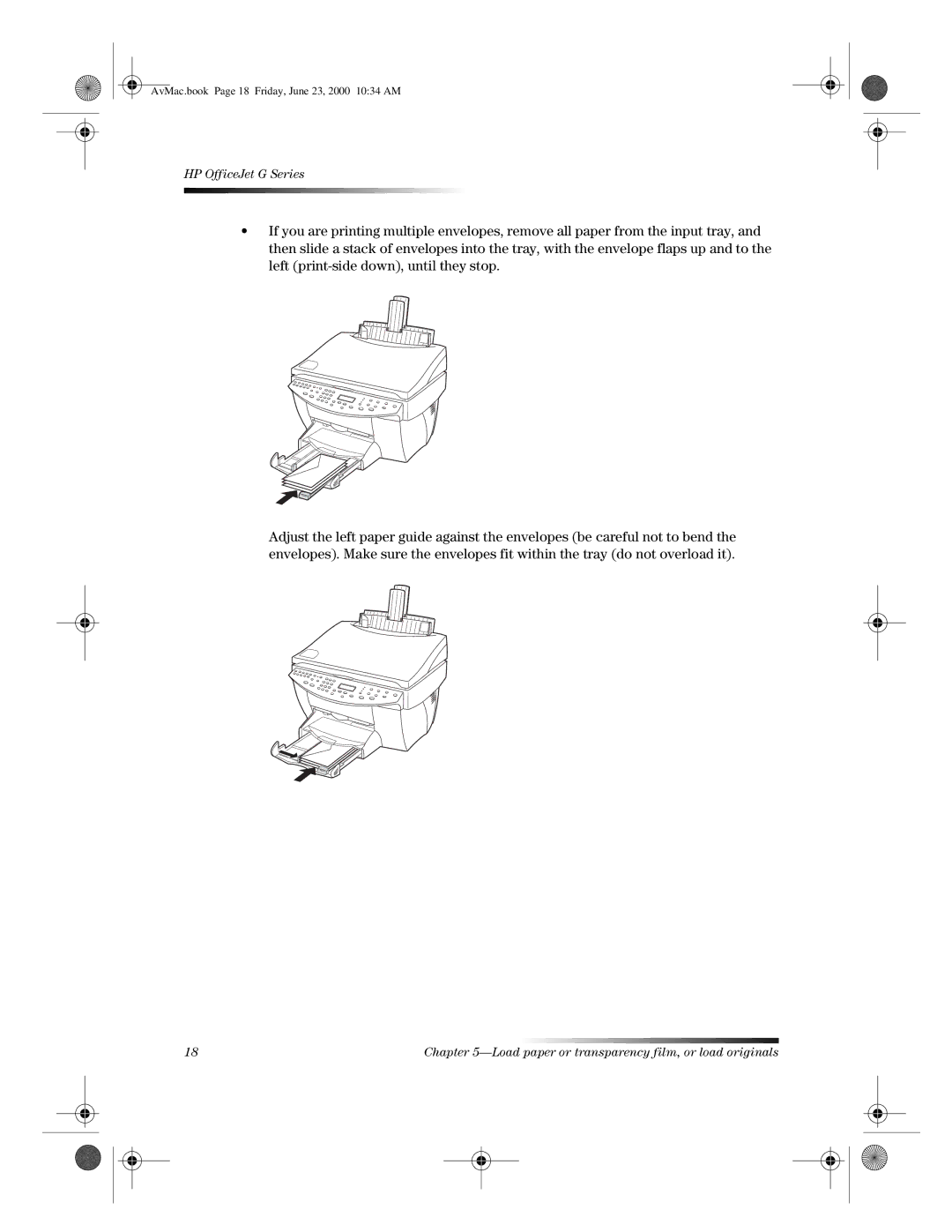 HP g85XI C6739A, C6734A, g85 C6737A, g55 C6736A, C6735A, G manual AvMac.book Page 18 Friday, June 23, 2000 1034 AM 