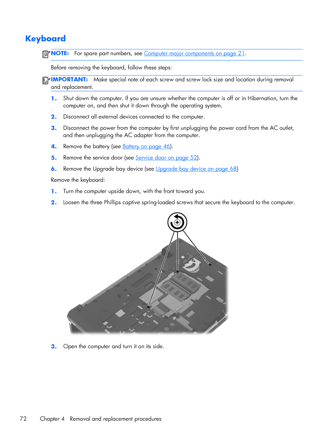 HP C6Z69UT#ABA, 8570w, C4Q24UP, 15.6 C6Y88UT#ABA manual Keyboard 