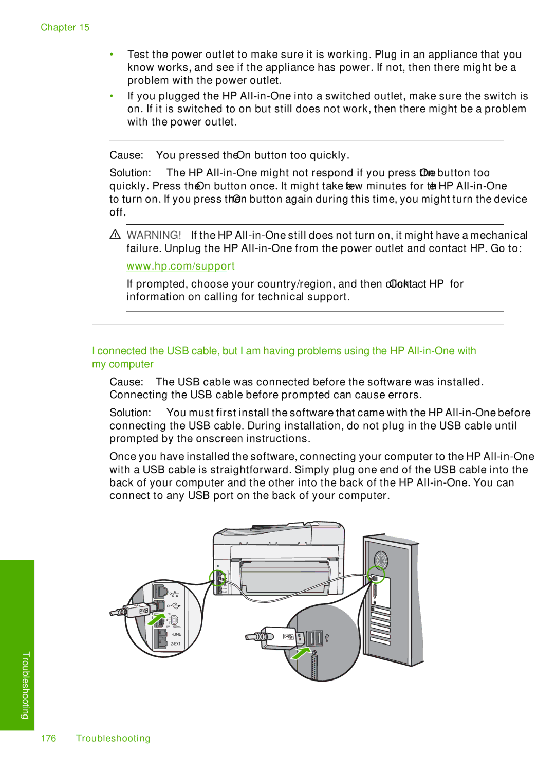 HP C7250, C7288, C7280 manual Chapter 