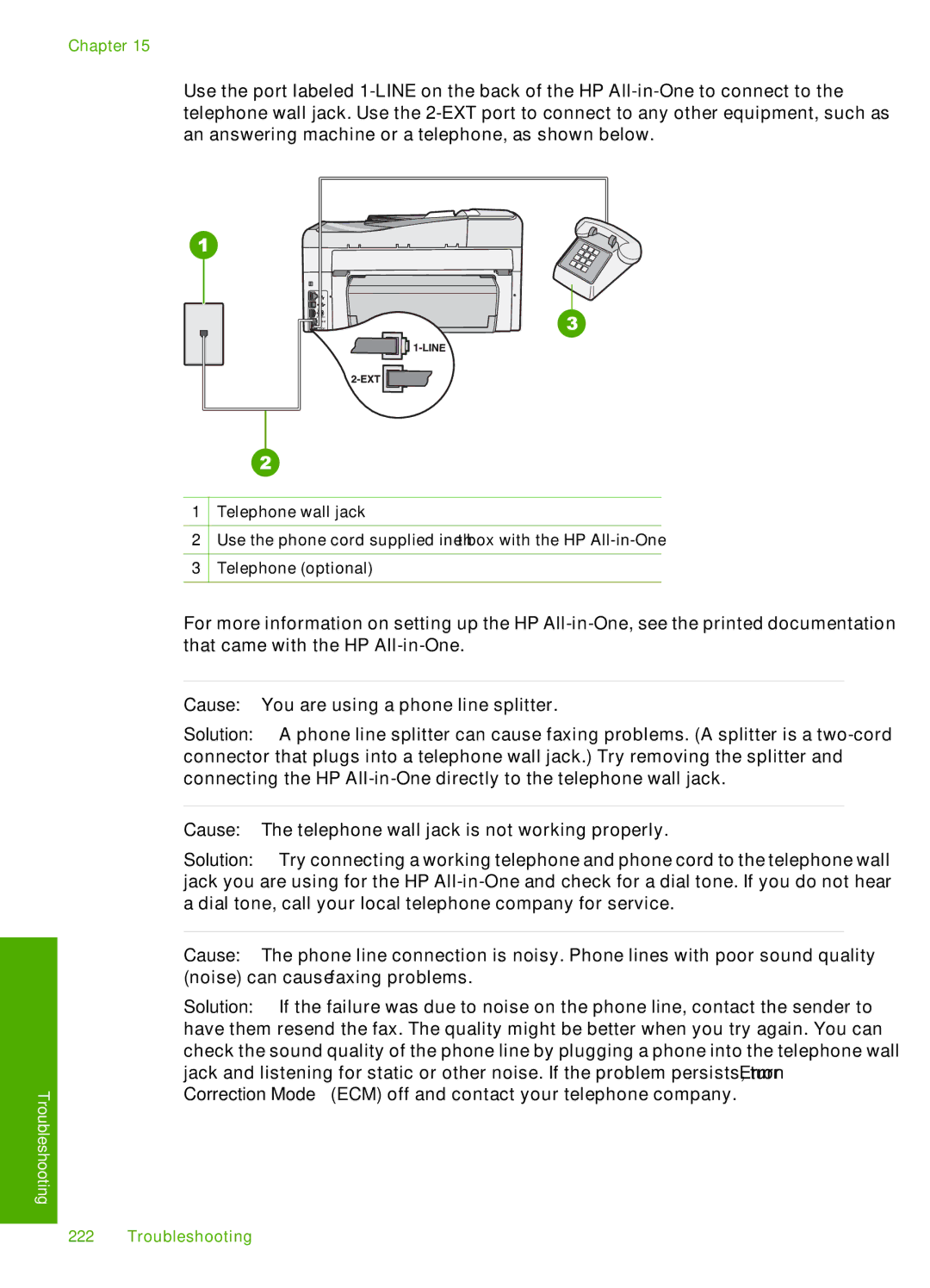 HP C7288, C7250, C7280 manual Troubleshooting 