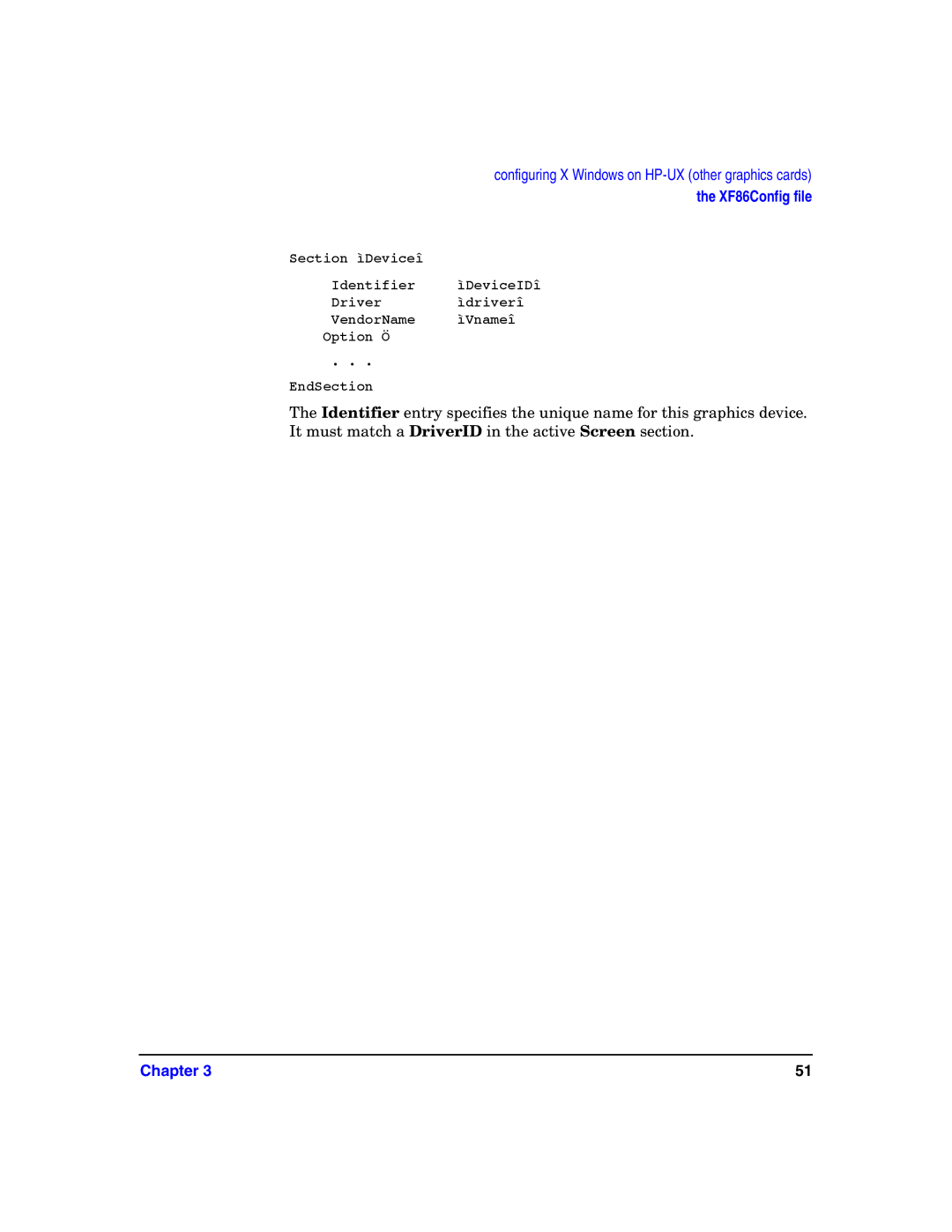 HP c8000 manual XF86Config file 