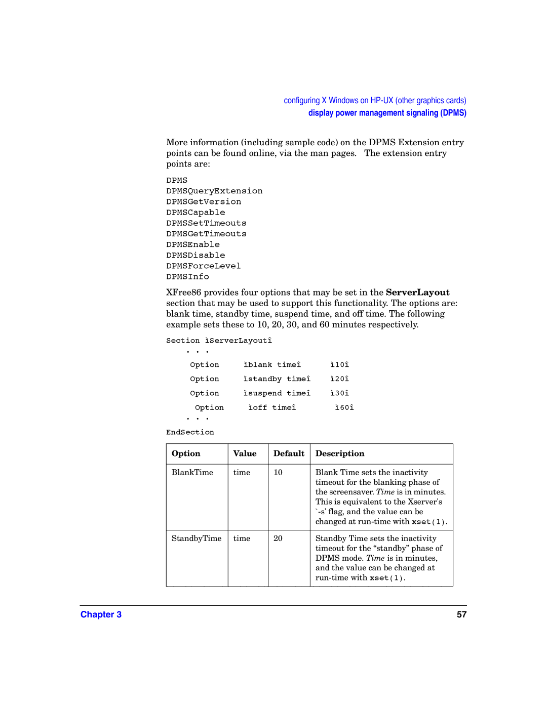 HP c8000 manual Dpms 