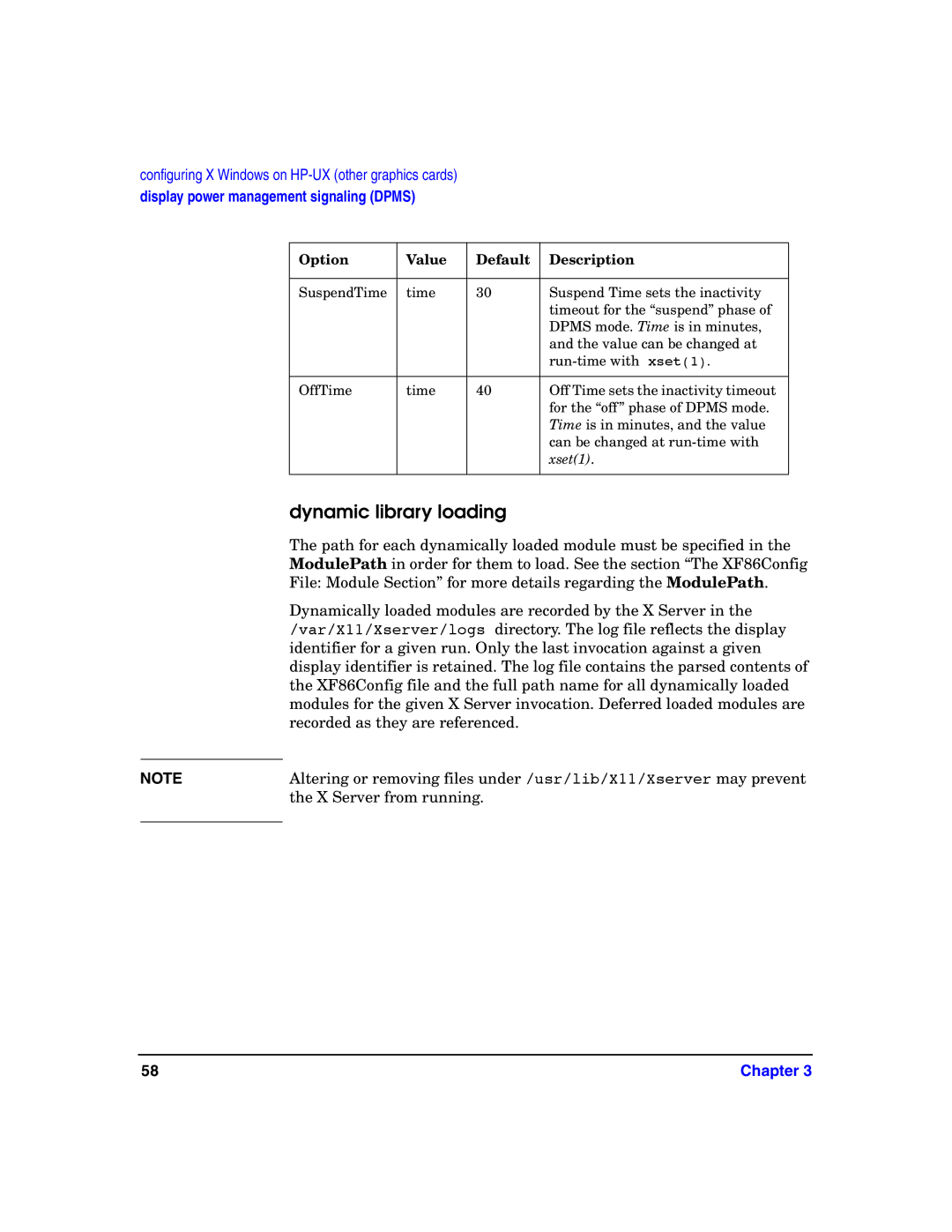 HP c8000 manual Dynamic library loading 