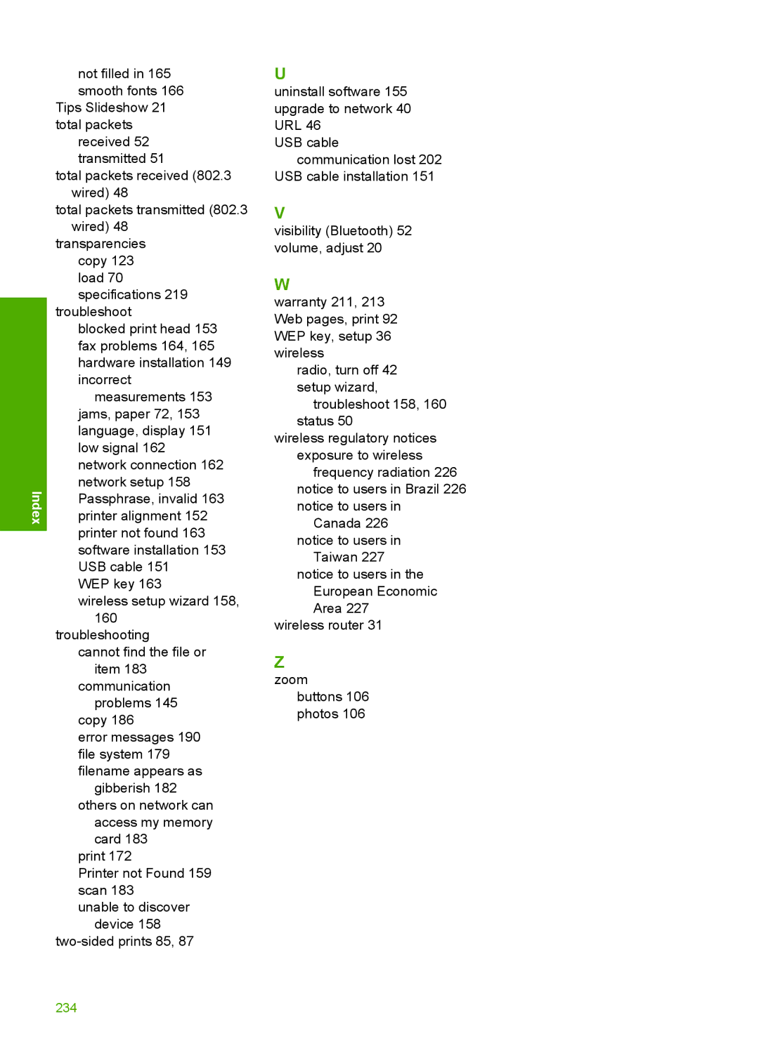 HP L2526A, C8100 manual 234 