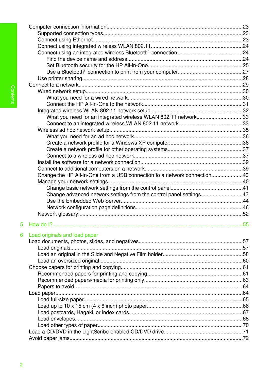 HP L2526A, C8100 manual Load originals and load paper 